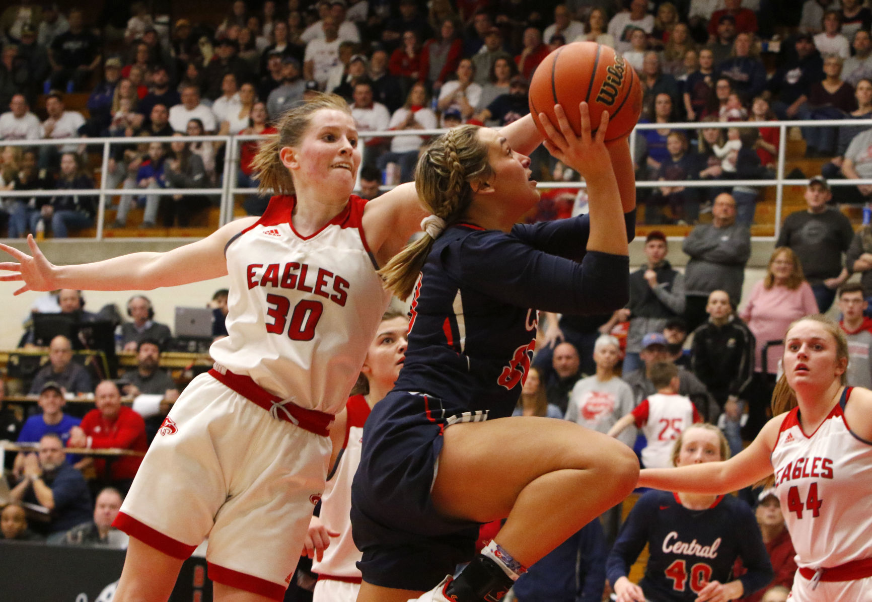 2A girls basketball semistate: South Central vs. Frankton
